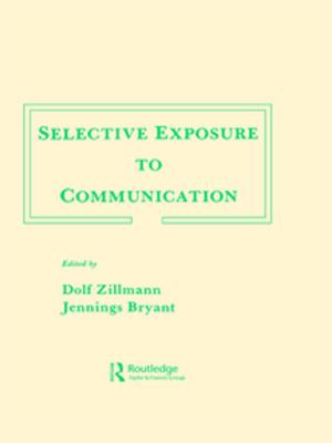 Cover of the book Selective Exposure To Communication by Marina Van Geenhuizen, Piet Rietveld