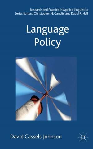 Cover of the book Language Policy by Nkonko M. Kamwangamalu