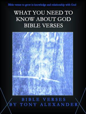 Cover of the book What You Need to Know About God Bible Verses by Tony Alexander
