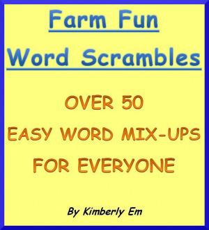 Book cover of Farm Fun Word Scramble: Over 50 Word Puzzles