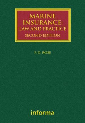 Cover of the book Marine Insurance by W.N. Coxall