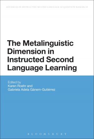 Cover of the book The Metalinguistic Dimension in Instructed Second Language Learning by David Parker