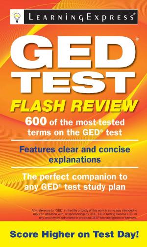 Cover of the book GED Test Flash Review by Learning Express Editors