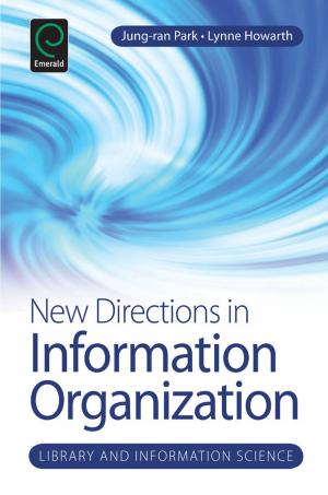 Cover of the book New Directions in Information Organization by Matthew M. Mars, Gary D. Libecap
