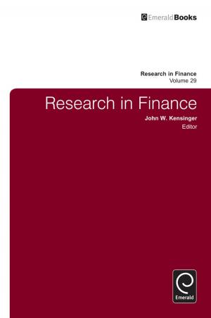 Cover of the book Research in Finance by Arch G. Woodside