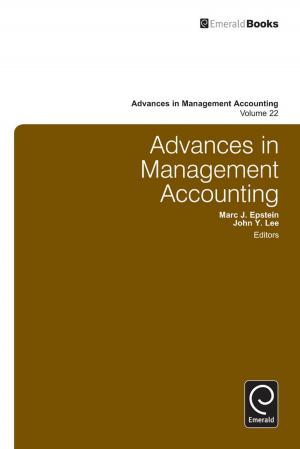 Cover of the book Advances in Management Accounting by Ramakrishnan Alagan, Seela Aladuwaka