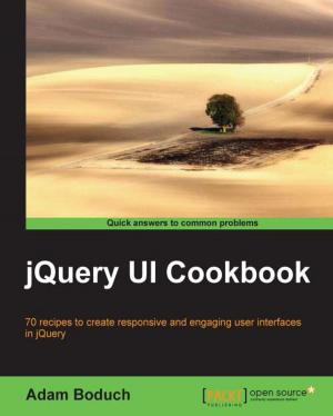 Cover of the book jQuery UI Cookbook by Jason Ventresco
