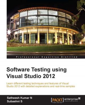 Book cover of Software Testing using Visual Studio 2012