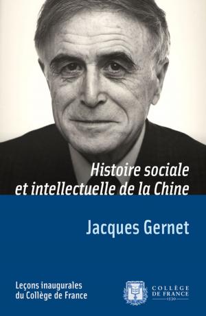 Cover of the book Histoire sociale et intellectuelle de la Chine by François Déroche