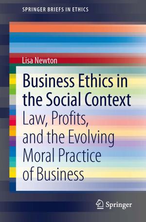 Book cover of Business Ethics in the Social Context