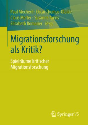 Cover of the book Migrationsforschung als Kritik? by Oliver Schumacher