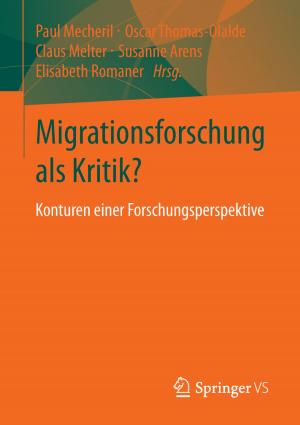 Cover of the book Migrationsforschung als Kritik? by Peter Masciadri, Dirk Zupancic