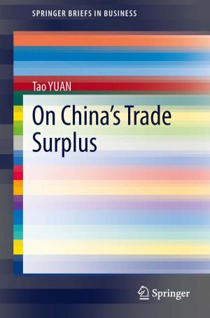 Cover of the book On China's Trade Surplus by Sonja C. Grover