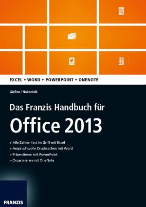 Cover of Das Franzis Handbuch für Office 2013