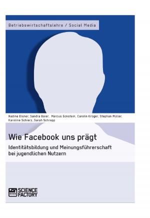 Cover of the book Wie Facebook uns prägt. Identitätsbildung und Meinungsführerschaft bei jugendlichen Nutzern by Manuel Franz, Moritz Küpper, Norman Giolbas, Ludwig Späte, Markus Rietschel