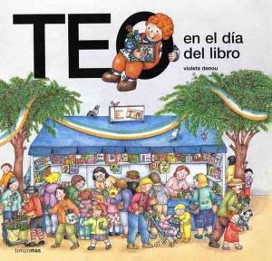 Book cover of Teo en el día del libro