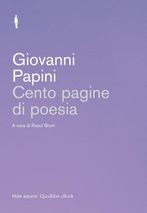Cover of the book Cento pagine di poesia by Mary Ann Caws, Michel Delville
