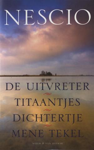 Book cover of De uitvreter, Titaantjes, Dichtertje, Mene Tekel