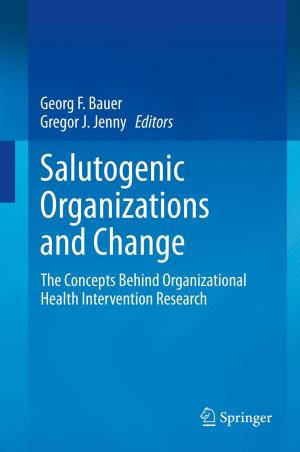 Cover of the book Salutogenic organizations and change by G.C. Jones, B. Jackson