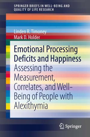 Cover of the book Emotional Processing Deficits and Happiness by EXLOG/Whittaker