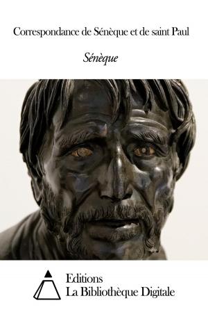 Cover of the book Correspondance de Sénèque et de saint Paul by Edgar Quinet