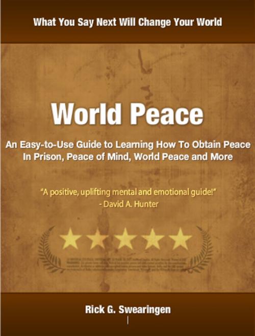 Cover of the book World Peace by Rick Swearingen, Tru Divine Publishing