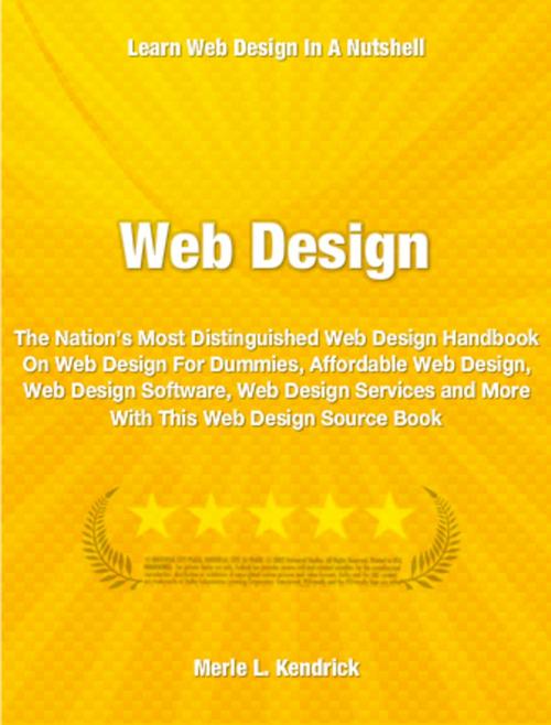 Cover of the book Web Design by Merie Kendrick, Tru Divine Publishing