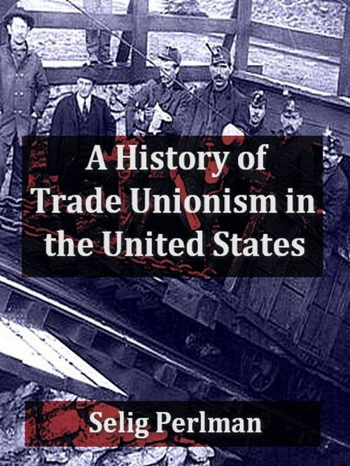 Cover of the book A History of Trade Unionism in the United States by Selig Perlman, VolumesOfValue