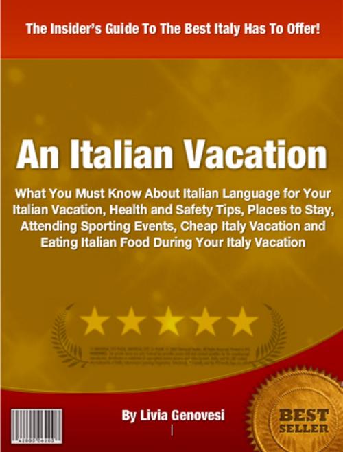 Cover of the book An Italian Vacation by Livia Genovesi, Clinton Gilkie