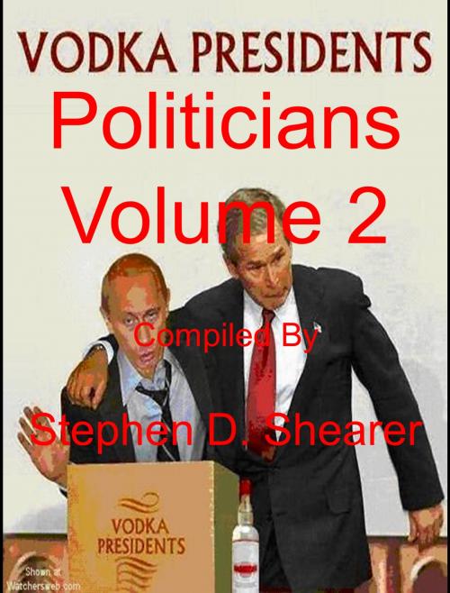 Cover of the book Politicians Volume 2 by Stephen Shearer, Butchered Tree Productions