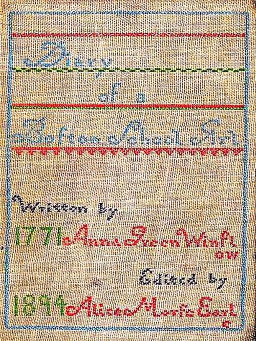 Cover of the book Diary of Anna Green Winslow by Alice Morse Earle, Editor, VolumesOfValue