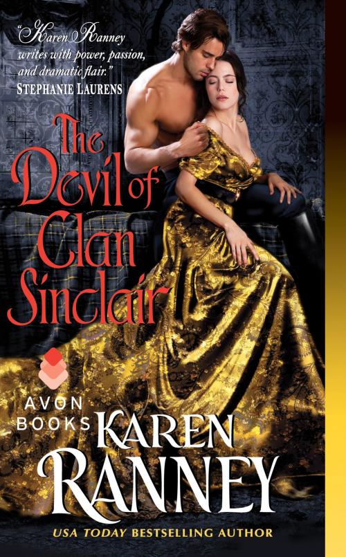 Cover of the book The Devil of Clan Sinclair by Karen Ranney, Avon
