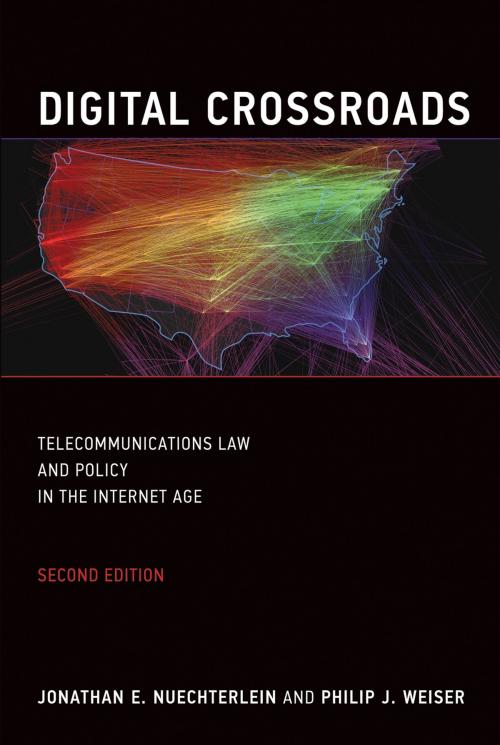 Cover of the book Digital Crossroads by Jonathan E. Nuechterlein, Philip J. Weiser, The MIT Press