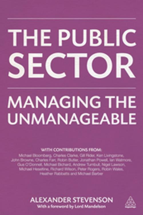 Cover of the book The Public Sector by Alexander Stevenson, Kogan Page