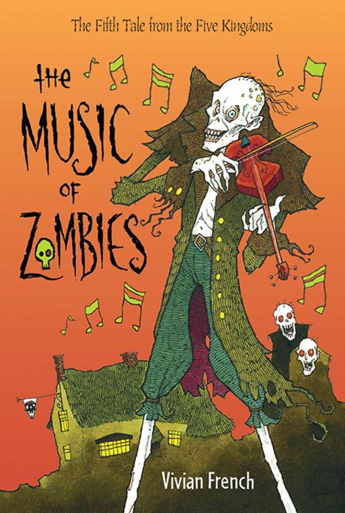 Cover of the book The Music of Zombies by Vivian French, Candlewick Press