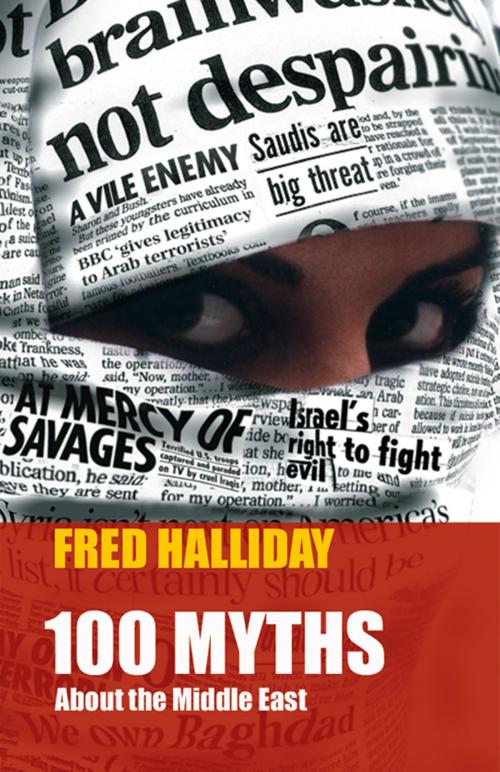 Cover of the book 100 myths about the Middle East by Fred Halliday, Saqi