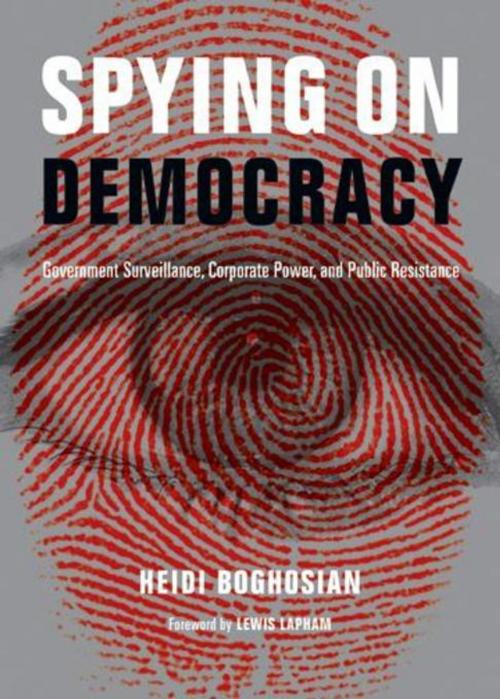 Cover of the book Spying on Democracy by Heidi Boghosian, City Lights Publishers