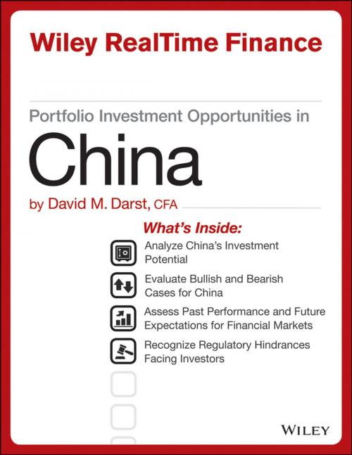 Cover of the book Portfolio Investment Opportunities in China by David M. Darst, Wiley