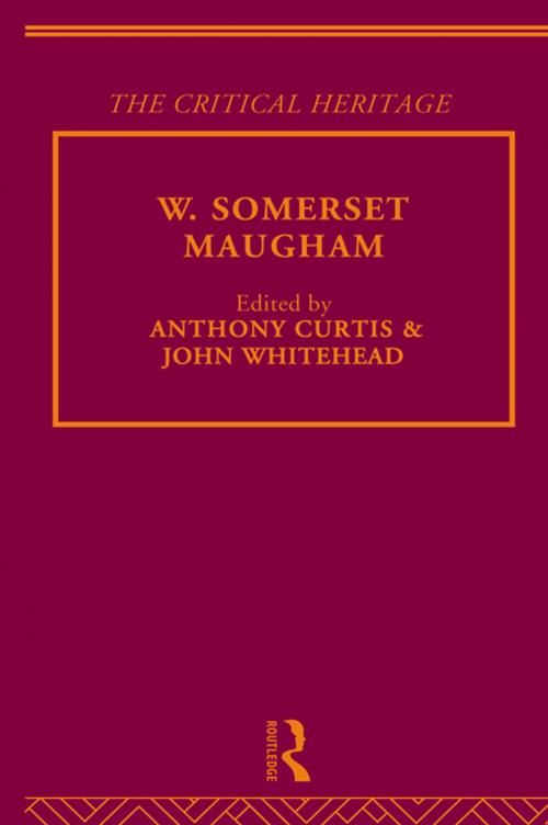 Cover of the book W. Somerset Maugham by , Taylor and Francis
