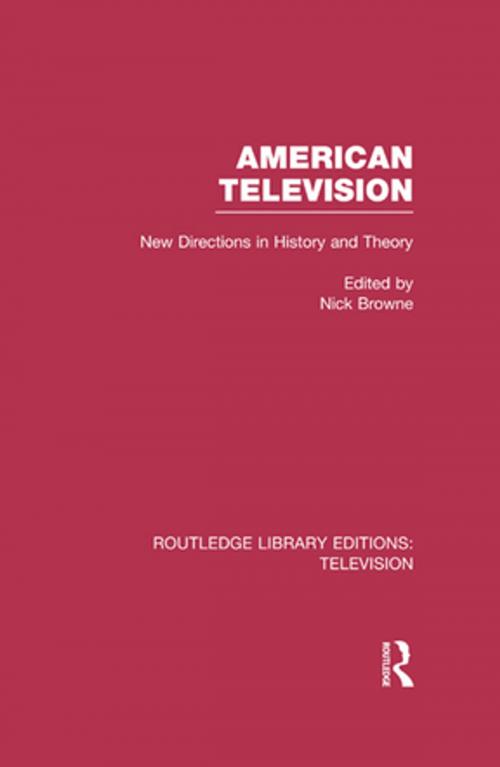Cover of the book American Television by , Taylor and Francis