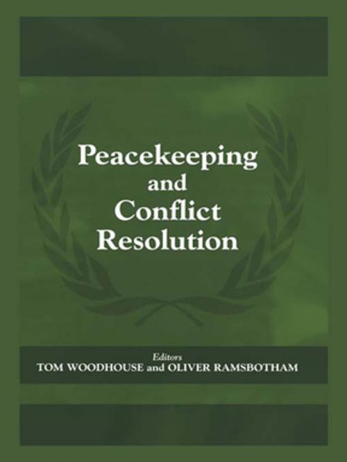 Cover of the book Peacekeeping and Conflict Resolution by Oliver Ramsbotham, Tom Woodhouse, Taylor and Francis