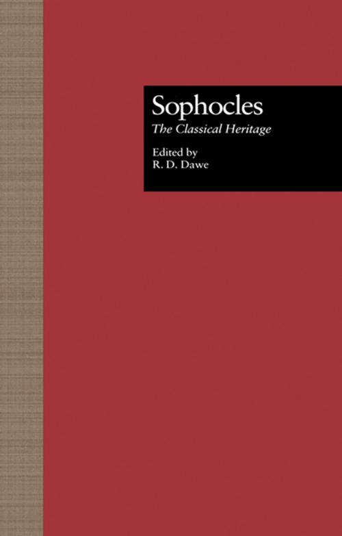 Cover of the book Sophocles by Sophocles, Taylor and Francis
