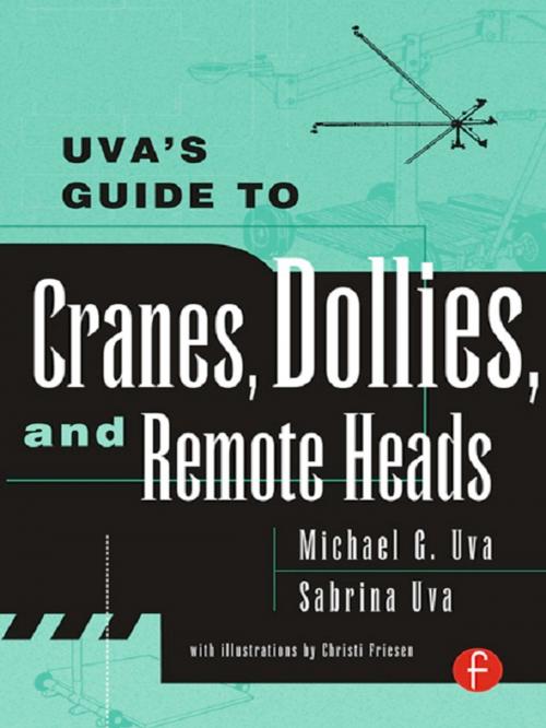 Cover of the book Uva's Guide To Cranes, Dollies, and Remote Heads by Michael Uva, Sabrina Uva, Taylor and Francis