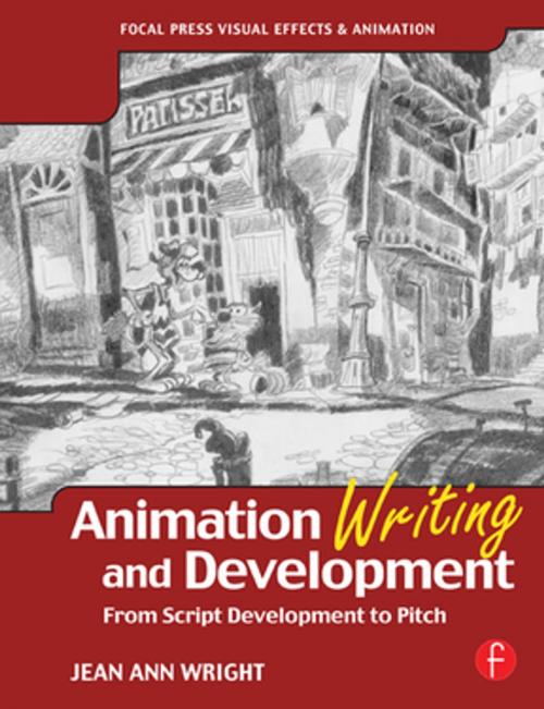 Cover of the book Animation Writing and Development by Jean Ann Wright, CRC Press