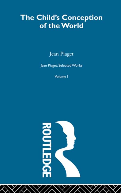 Cover of the book Child's Conception of the World by Jean Piaget, Taylor and Francis