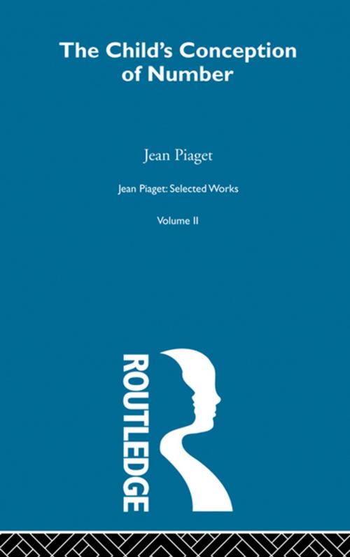 Cover of the book Child's Conception of Number by Jean Piaget, Taylor and Francis