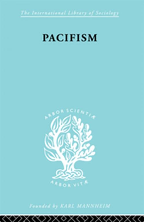 Cover of the book Pacifism by David A. Martin, Taylor and Francis