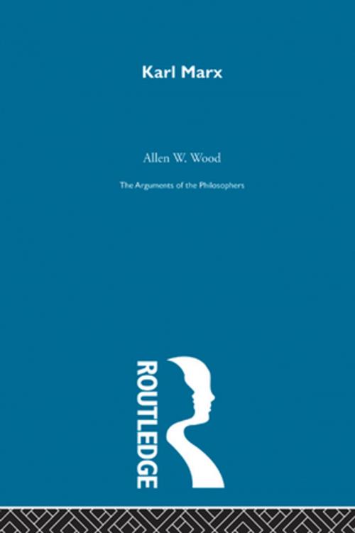 Cover of the book Marx-Arg Philosophers by Allen Wood, Taylor and Francis