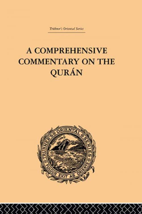 Cover of the book A Comprehensive Commentary on the Quran by E.M. Wherry, Taylor and Francis