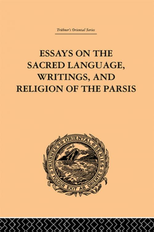 Cover of the book Essays on the Sacred Language, Writings, and Religion of the Parsis by Martin Haug, Taylor and Francis